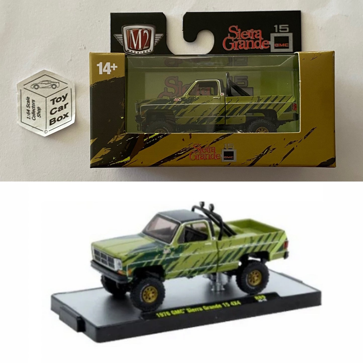 M2 MACHINES - 1976 GMC Sierra Grande 15 4x4 (Detroit Muscle R89 - 1:64) L92g