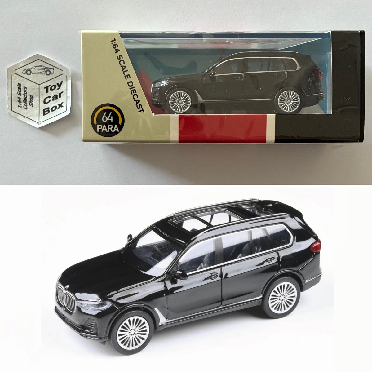 PARA64 - BMW X7 G07 (Black - 1/64 Scale - Boxed) P50g