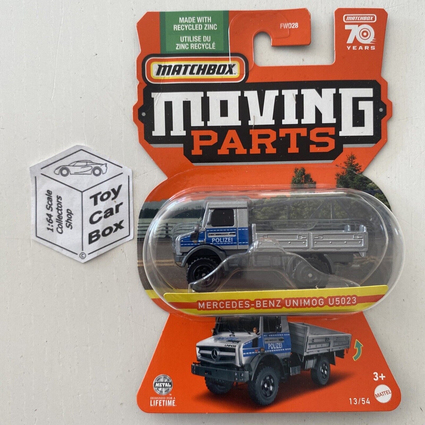 2023 MATCHBOX Moving Parts #13 - Mercedes Unimog U5023 - Tipping Bed) D50