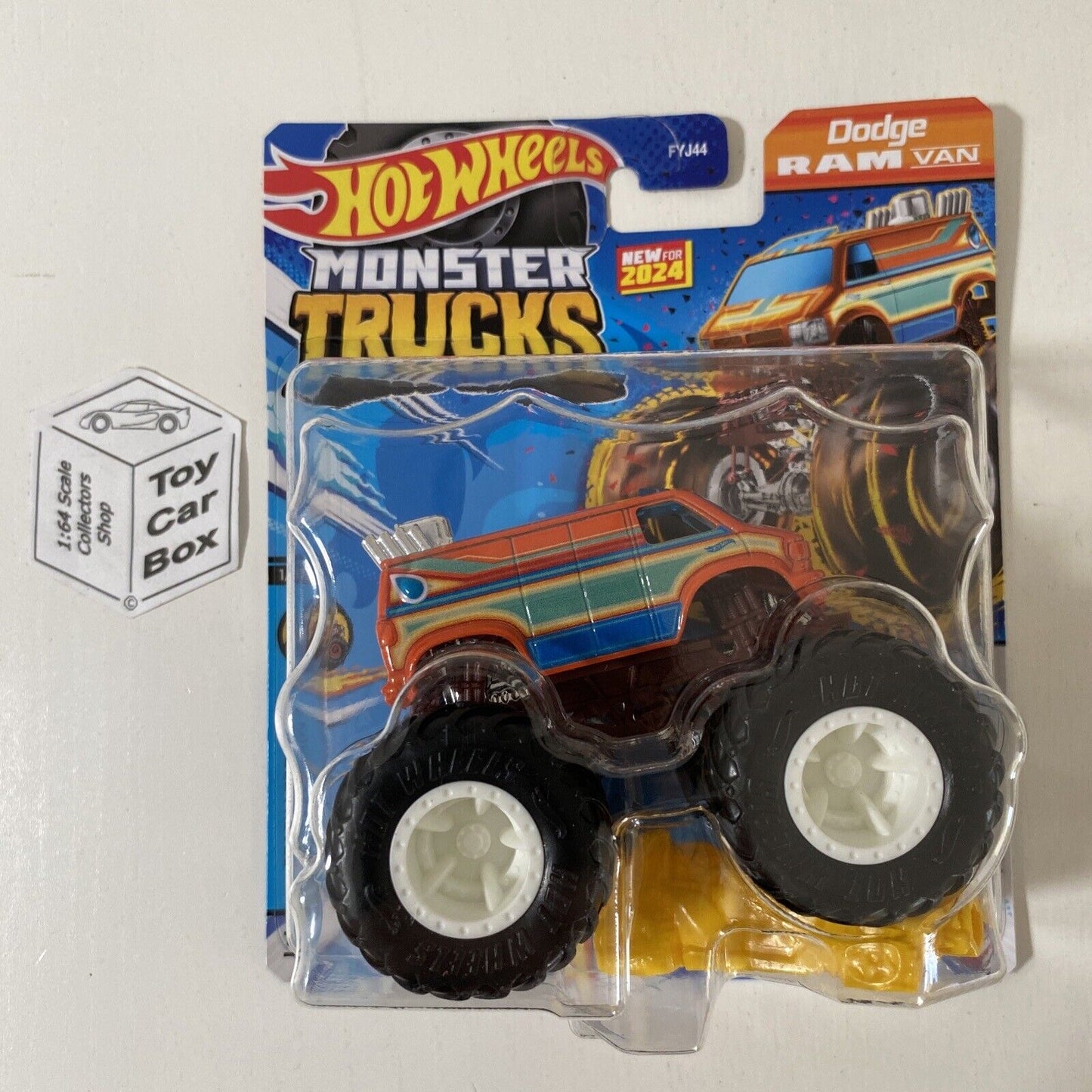 2024 HOT WHEELS Monster Trucks - Dodge Ram Van - Crash Legends - E75