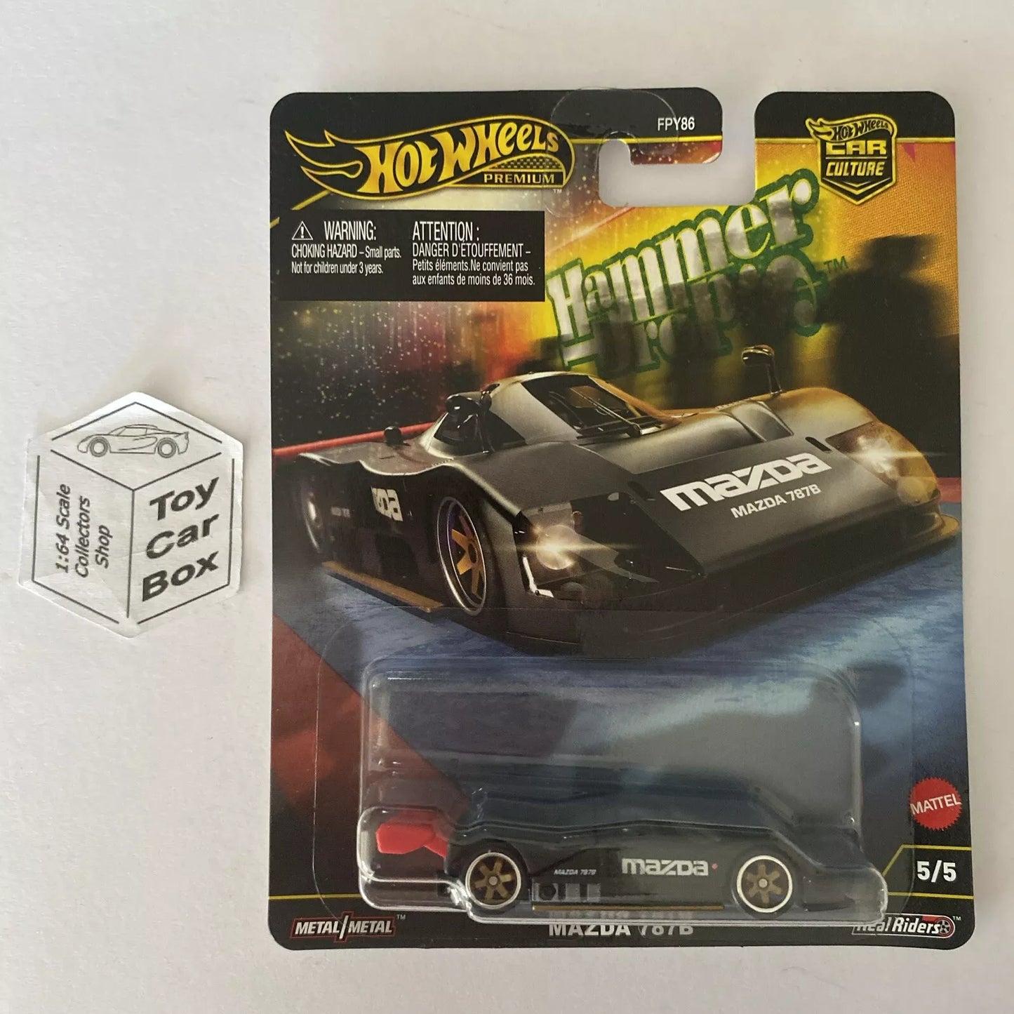 2025 HOT WHEELS Car Culture - Mazda 787B (Black #5 Hammer Drop) G71g