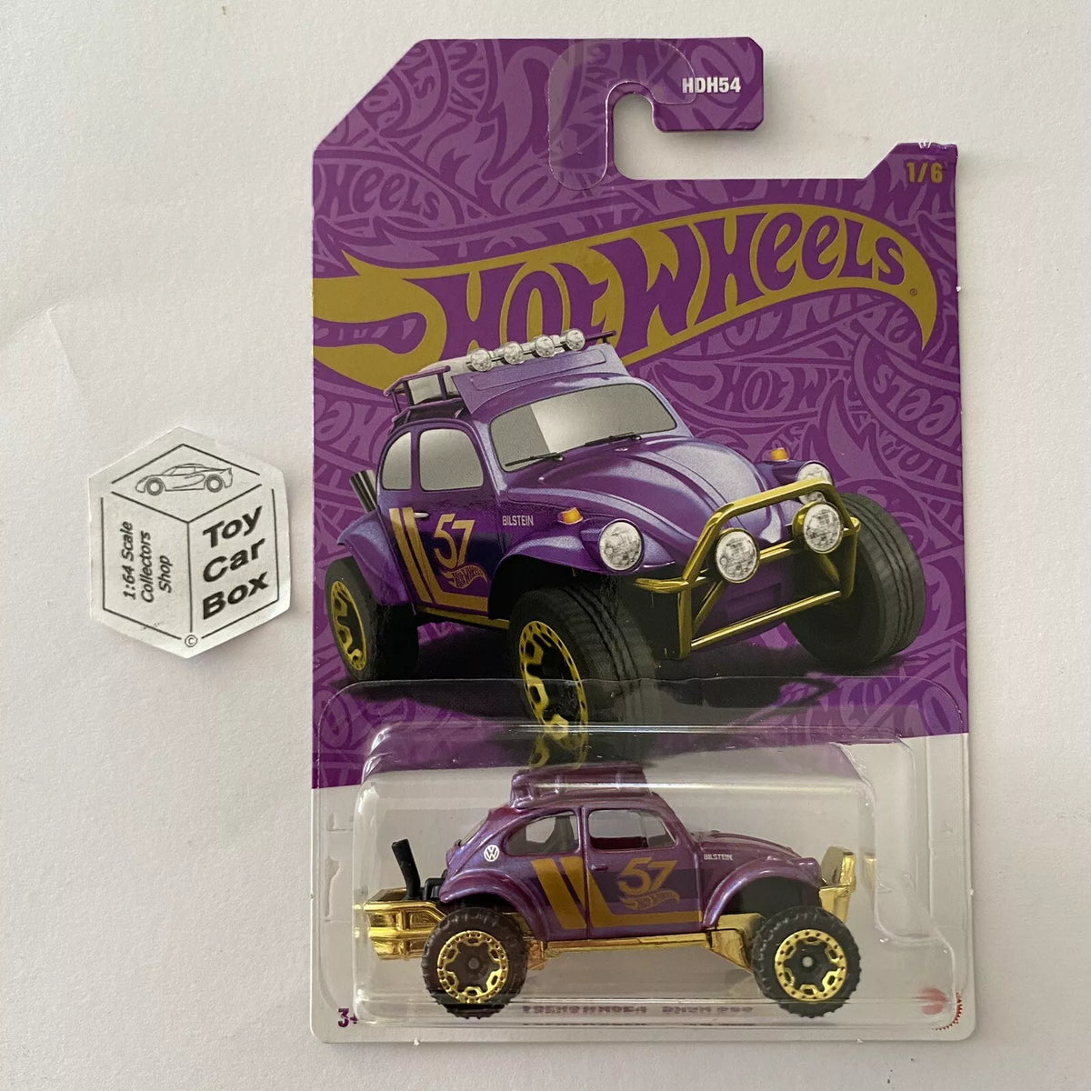 2025 HOT WHEELS Themed - Volkswagen Baja Beetle Bug (#1 Purple & Gold) D00g