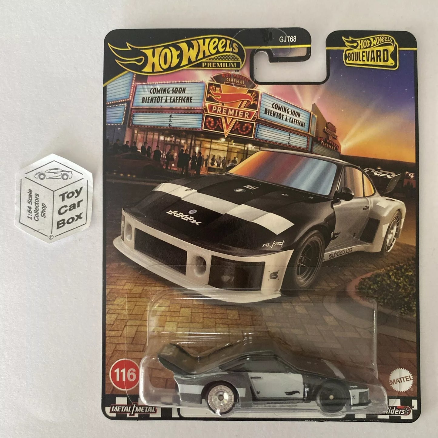2025 HOT WHEELS Boulevard #116 - Porsche 935 (Black/Grey) G04
