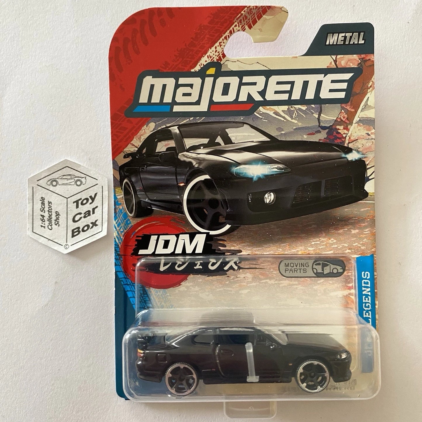 MAJORETTE Nissan Silvia S15 Spec R Aero (Black - JDM Legends / Japan- 1:64*) E38