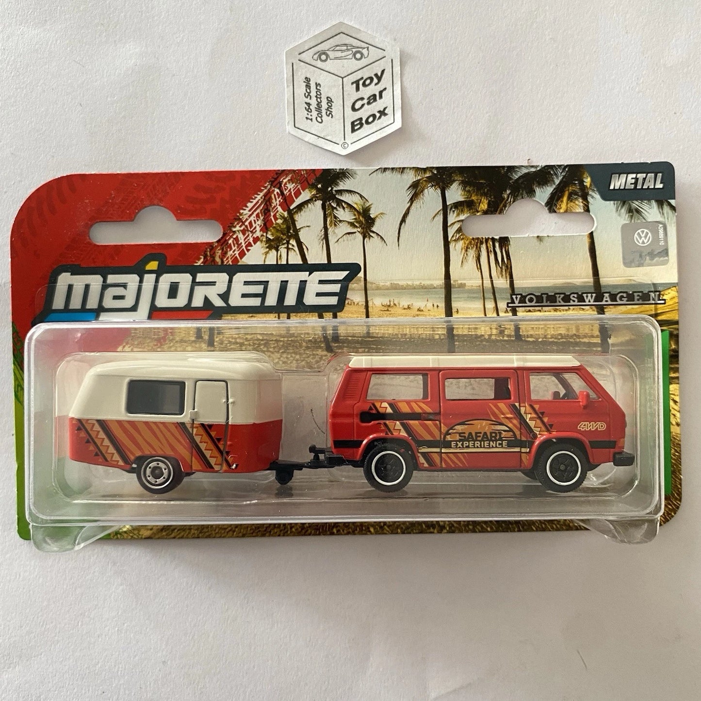 MAJORETTE Trailers - Volkswagen T3 Camper & Caravan (Safari Experience) H79