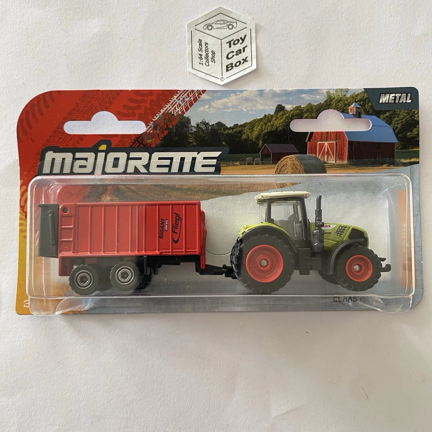 MAJORETTE Trailers - CLAAS Arion 660 & Fliegl Gigant ASW271 Trailer - H46