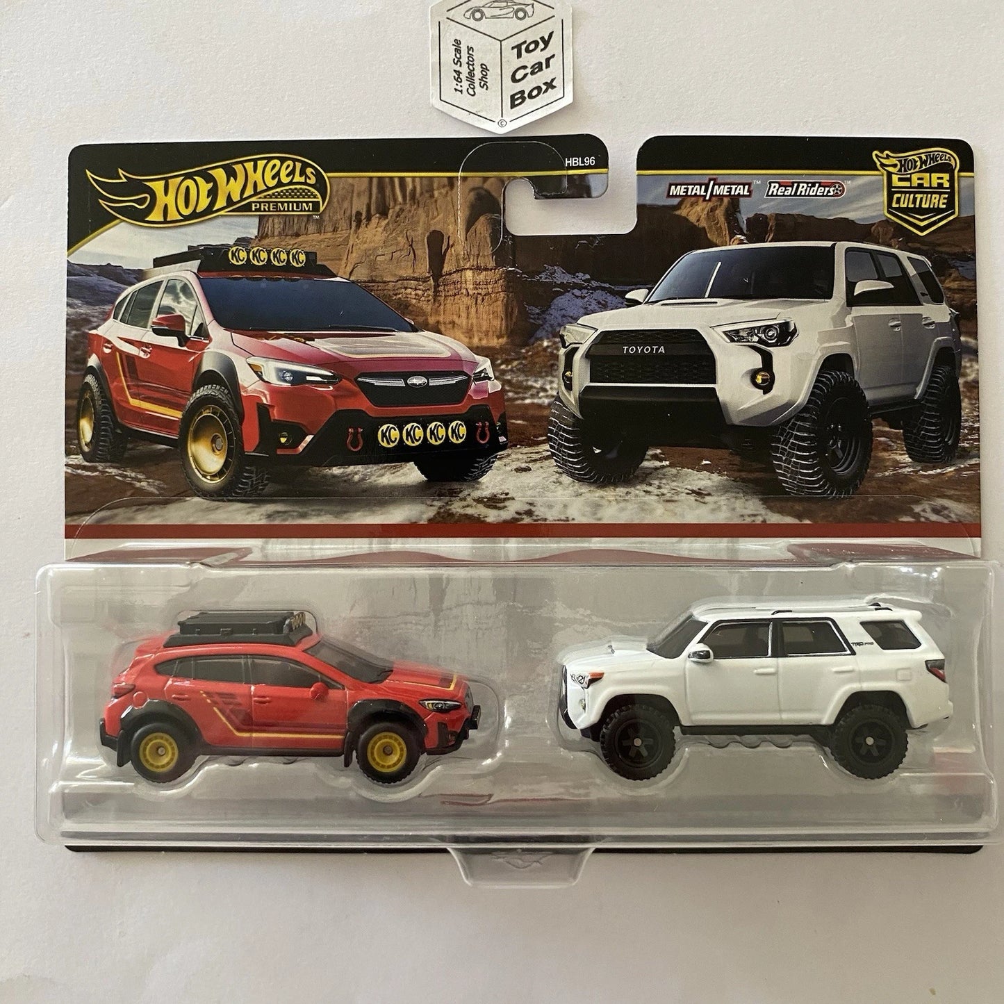 2025 HOT WHEELS Twin Set - Subaru Crosstrek & ‘18 Toyota 4Runner (Premium) M68