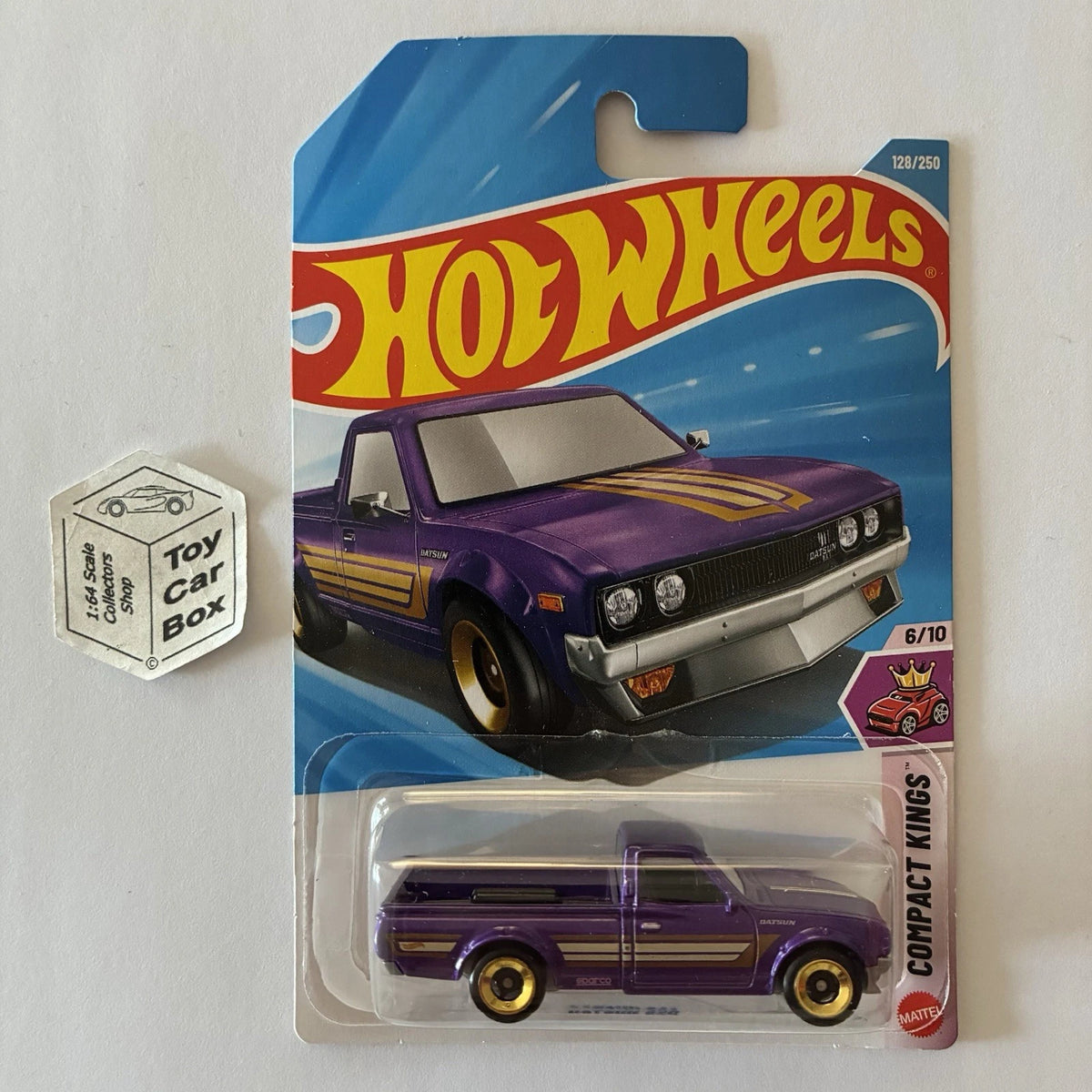 2026 HOT WHEELS #128 - Datsun 620 Pickup (Orange #6 Compact Kings - Long) B00
