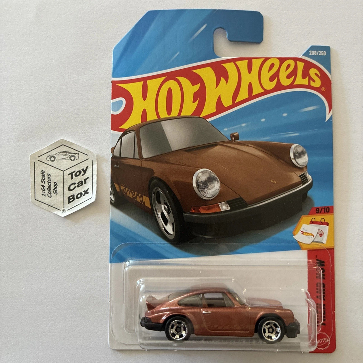 2026 HOT WHEELS #208 - Porsche 911 Carrera RS 2.7 (Brown #9 Then & Now) B00