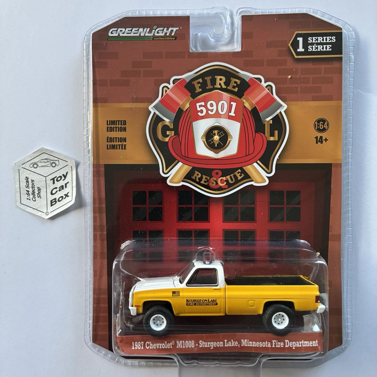 GREENLIGHT - 1987 Chevy M1008 (Minnesota FD - Fire & Rescue Series 1) J45g