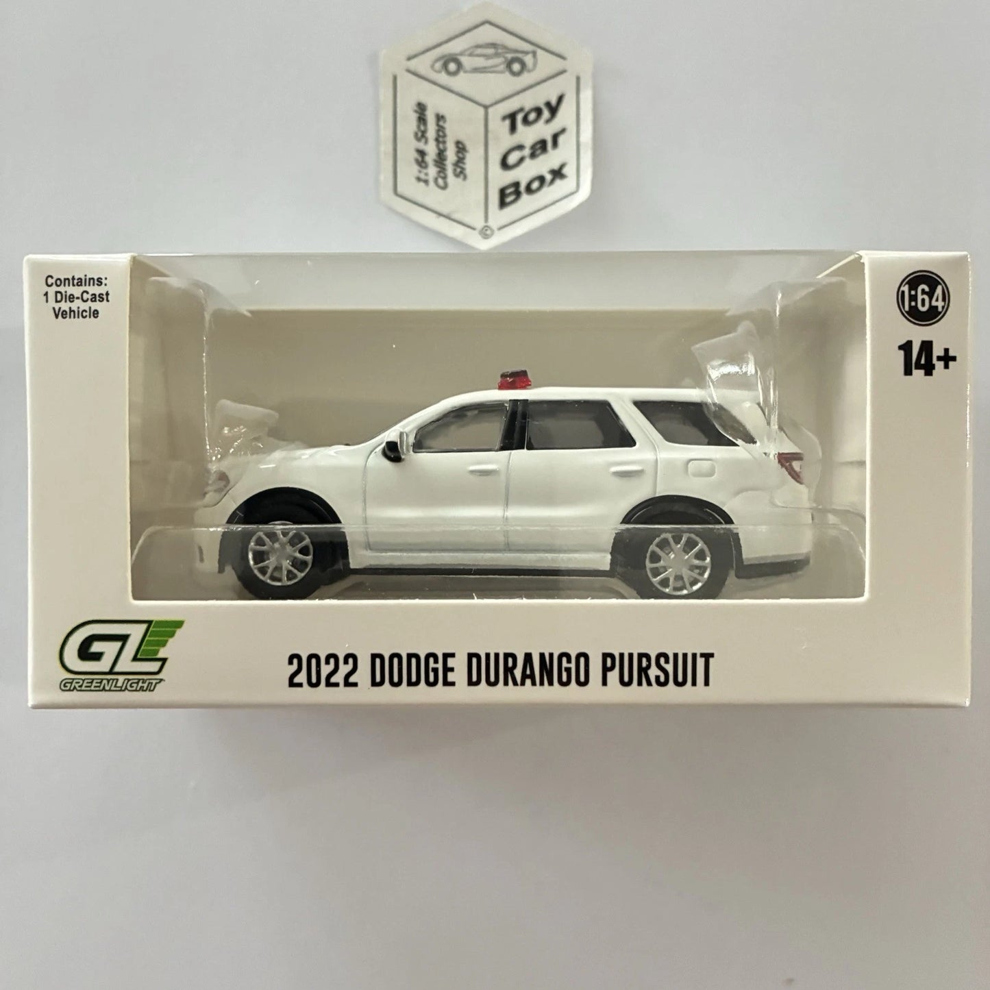 GREENLIGHT - 2022 Dodge Durango (White Police Car - Hot Pursuit Special) J45g