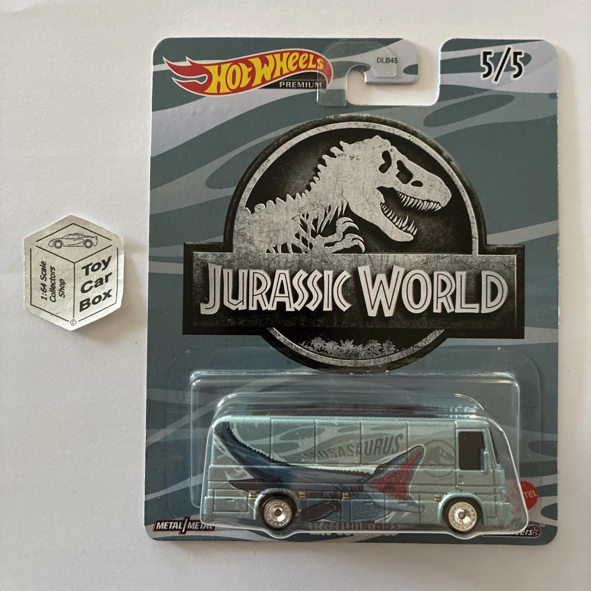 2023 HOT WHEELS Pop Culture - HW Tour Bus (Blue - Jurassic World) G71g