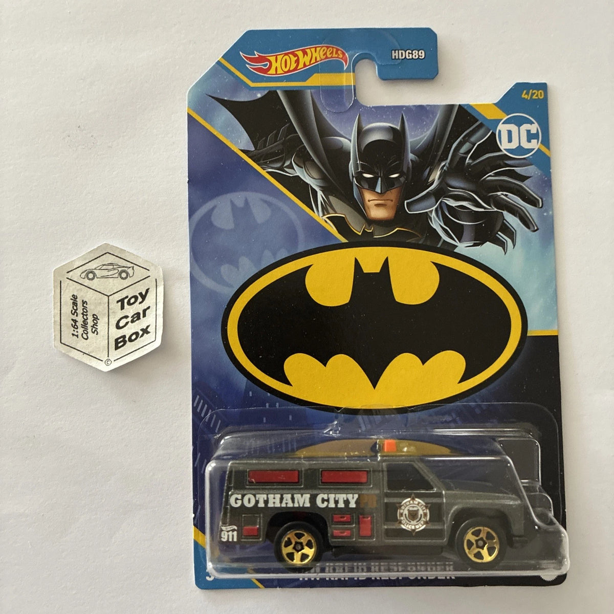 2025 HOT WHEELS Batman #4 - HW Rapid Responder (Batman Series HDG89) D00g