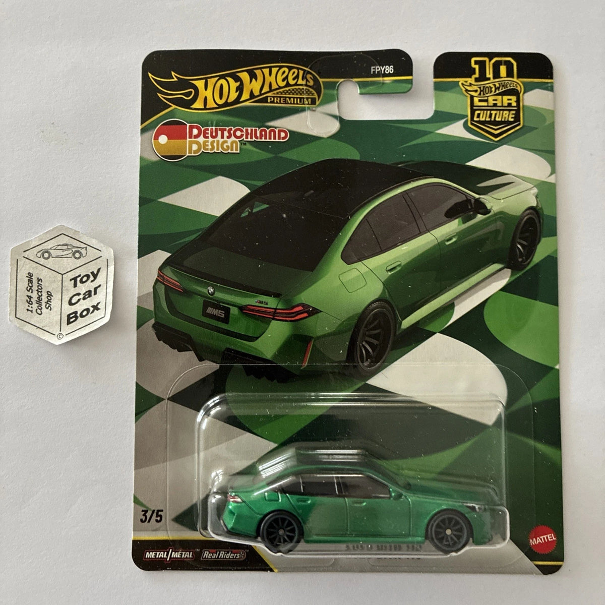 2026 HOT WHEELS Car Culture - 2025 BMW M5 (#3 Green - Deutschland Design) D00