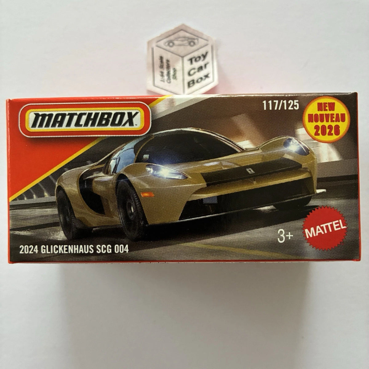 2026 MATCHBOX #117 - 2024 Glickenhaus SCG 004 (Metallic Brown - Power Grab) C50
