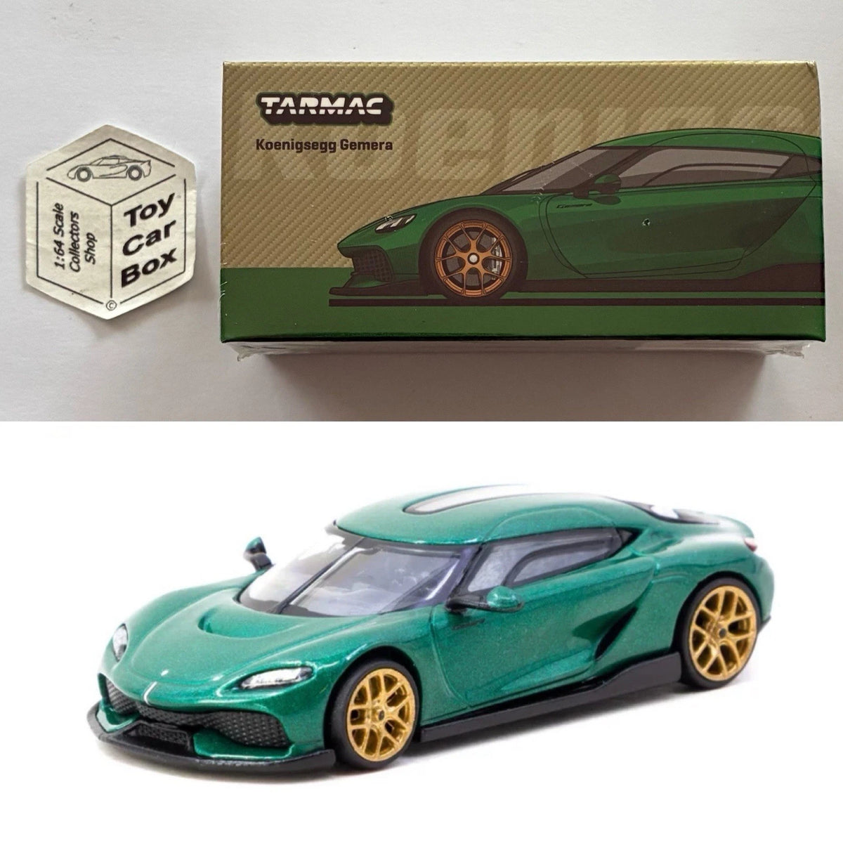 TARMAC - Koenigsegg Gemera (Green - 1/64 Scale - T64G-TL053-GR) R36g