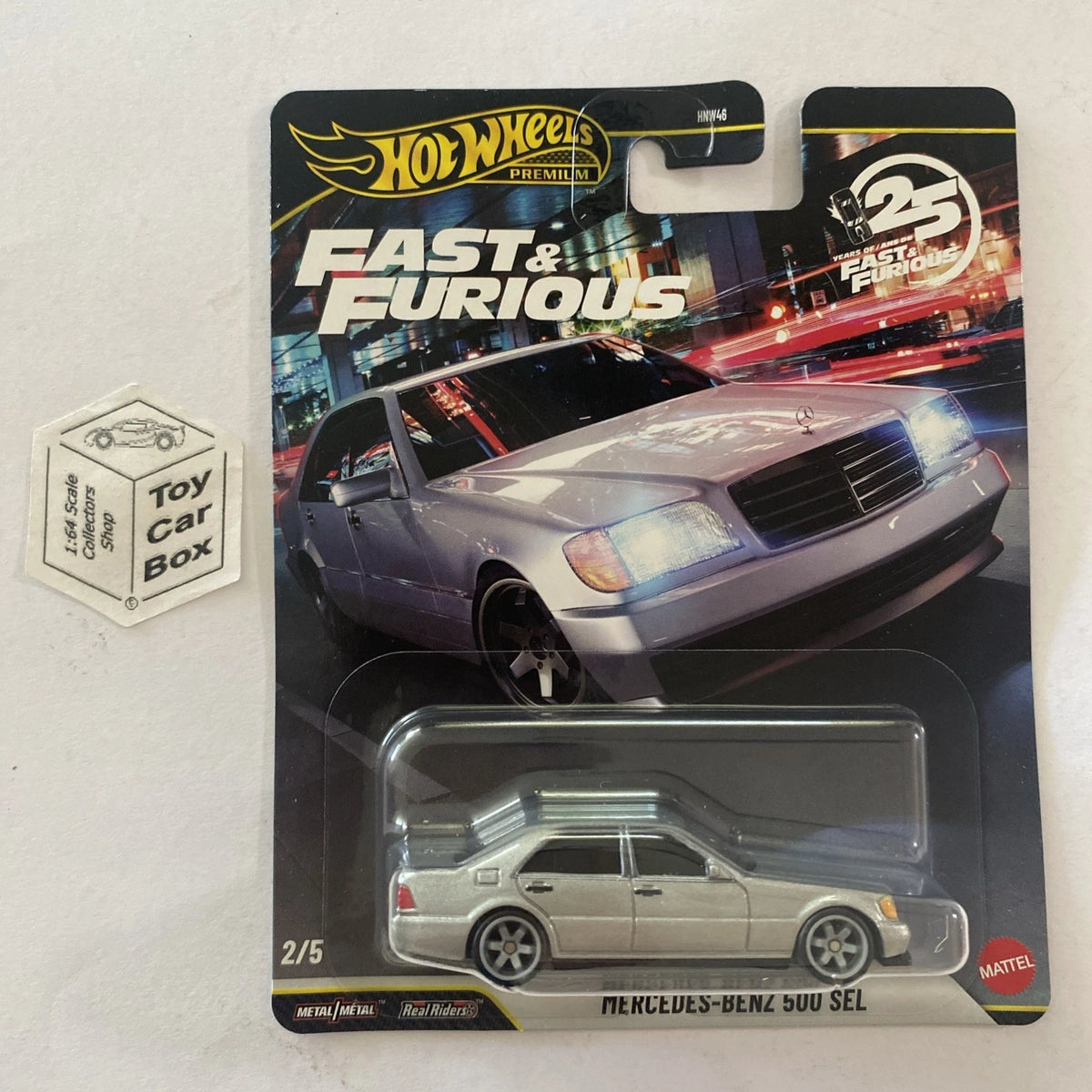 2026 HOT WHEELS Fast & Furious - Mercedes-Benz 500 SEL (Silver #2) G20