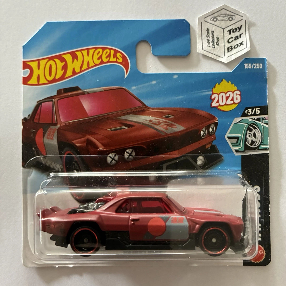 2026 HOT WHEELS #155 - Vairstrike (Red #3 HW Mods - Short Card) B39g