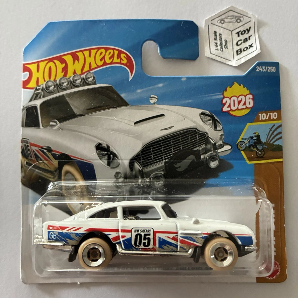 2026 HOT WHEELS #243 - Aston Martin DB5 Safari Edition (#10 HW Dirt -Short) B39g