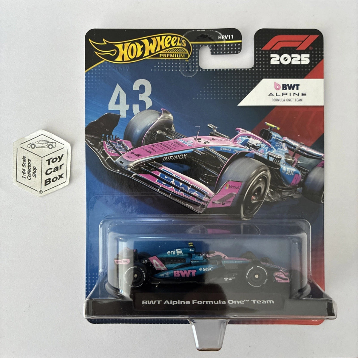 2026 HOT WHEELS ‘25 Formula 1 #43 - BWT Alpine Formula One Team (Colapinto) H64