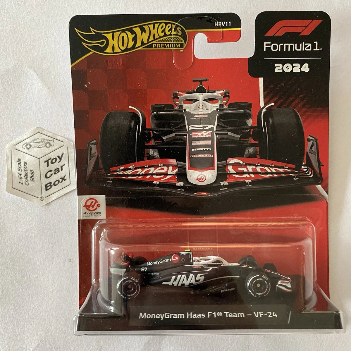 2025 HOT WHEELS ‘24 Formula 1 #27 - MoneyGram Haas F1 Team (Nico Hulkenberg) H64