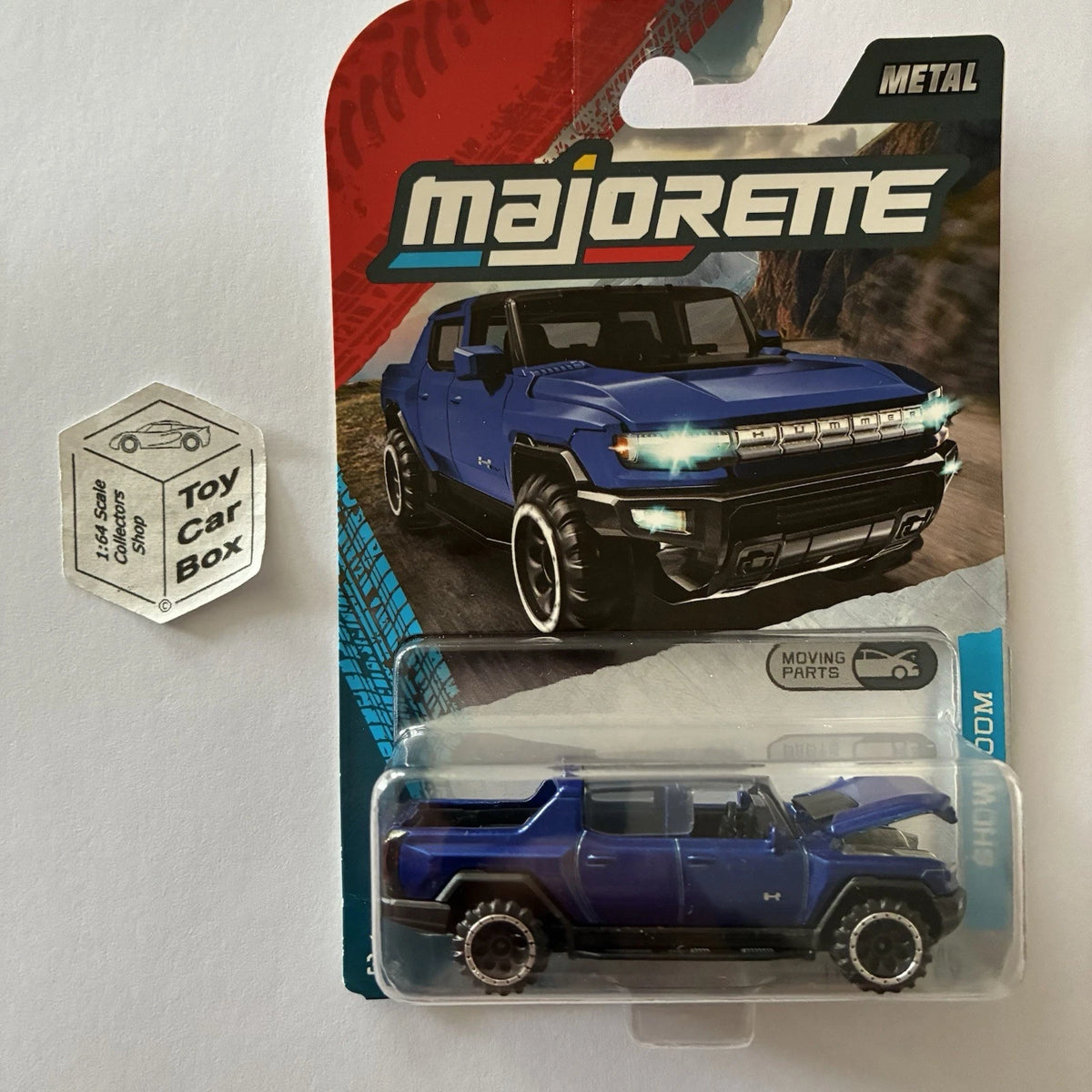 MAJORETTE - GMC Hummer EV (Blue - Showroom Premium Car - Opening Fronk) E38