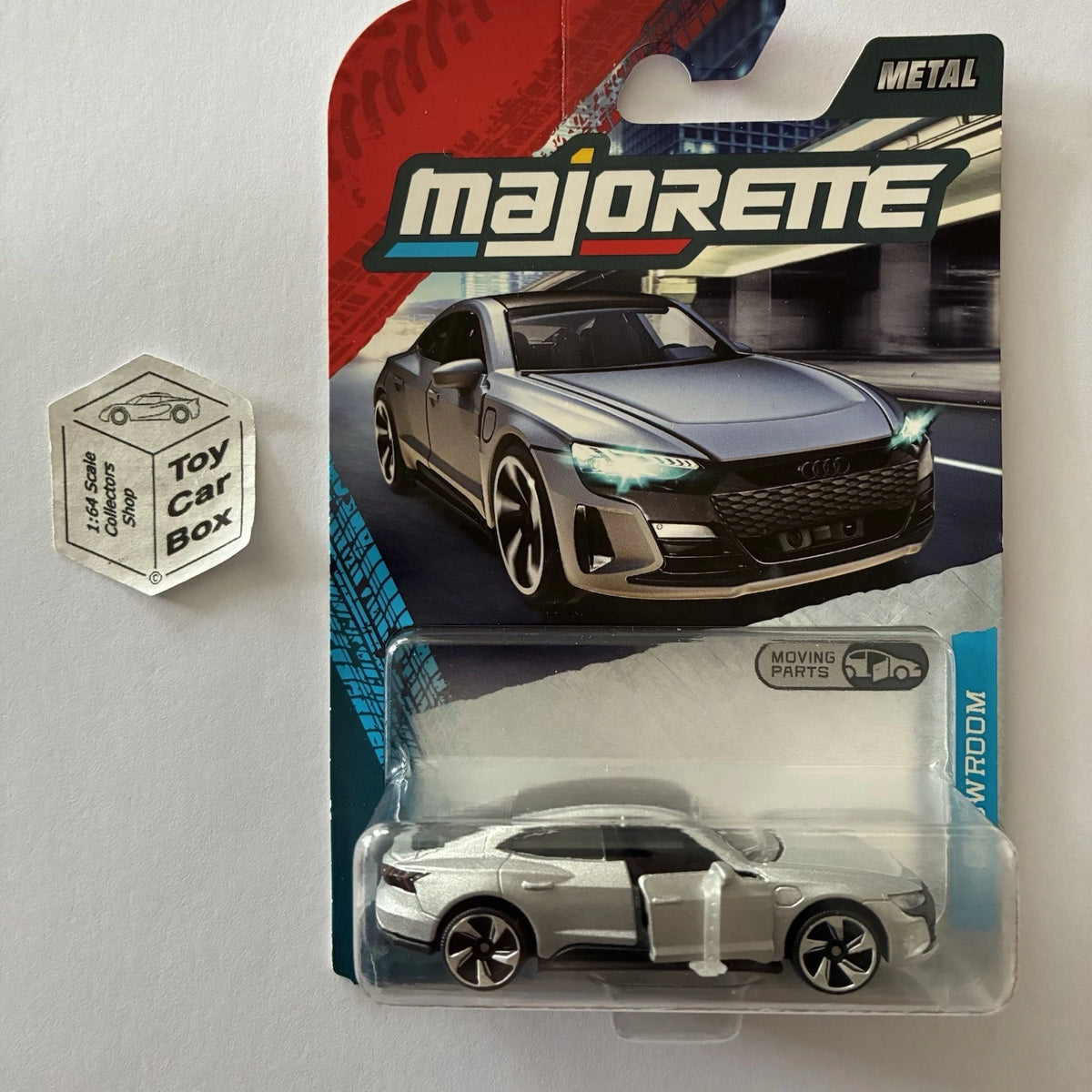 MAJORETTE Audi RS E-Tron GT (Silver - Showroom - Opening Doors) E38