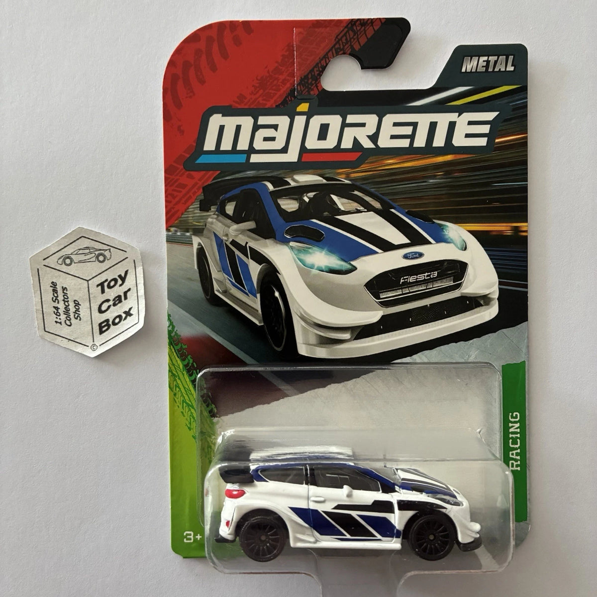 MAJORETTE Ford Fiesta WRC Rally Car (White - Racing Premium Car) E38