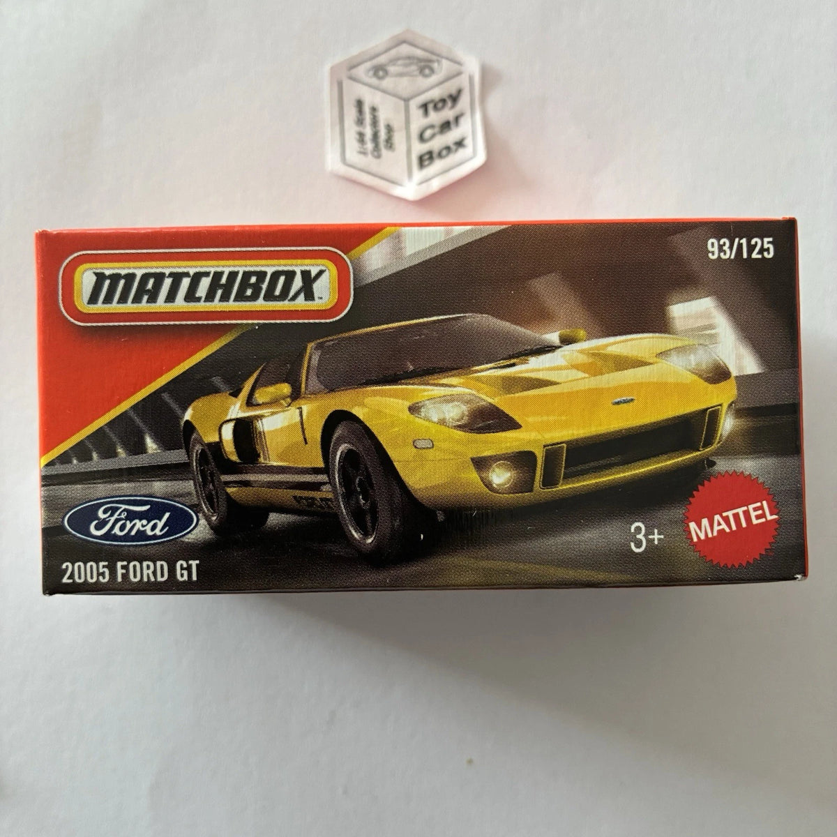 2026 MATCHBOX #93 - 2005 Ford GT (Yellow - Power Grab - Unopened) B80