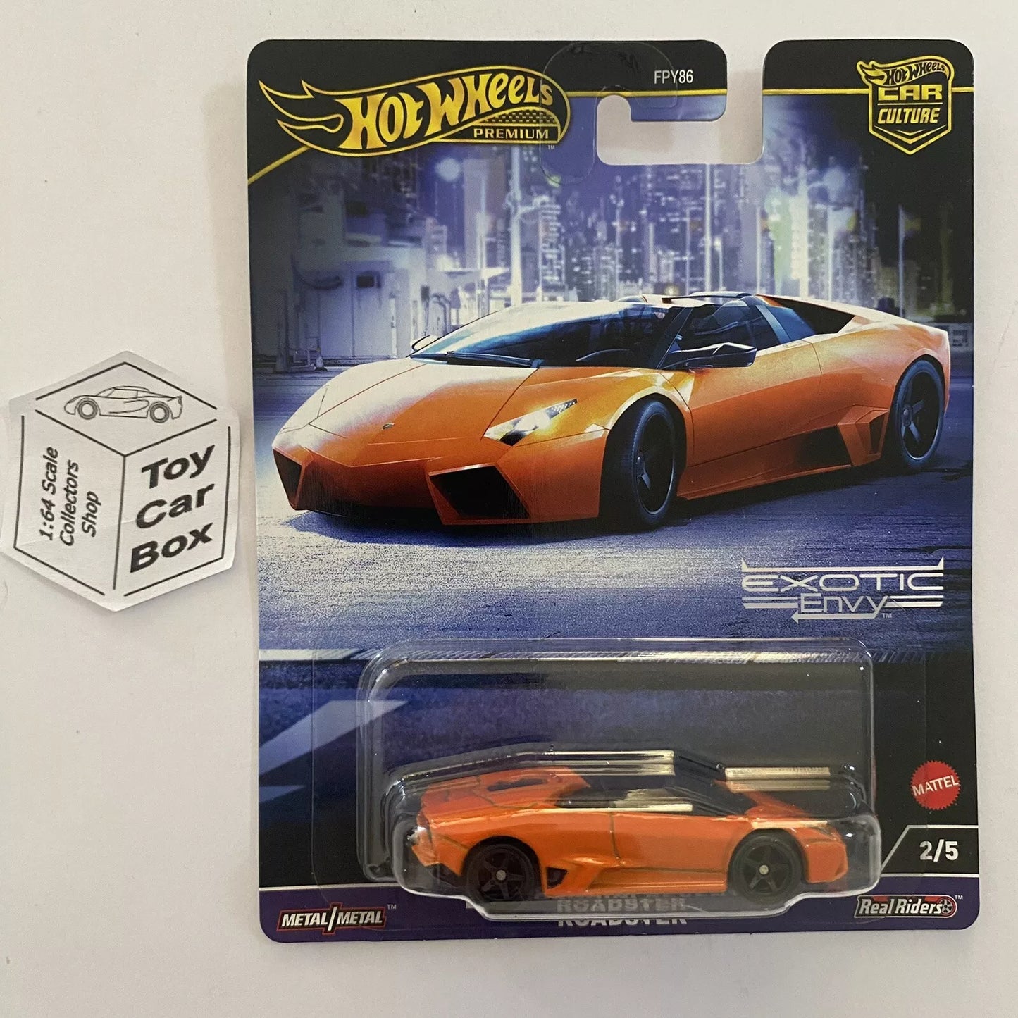2024 HOT WHEELS Car Culture - Lamborghini Reventon Roadster (#2 Exotic Envy) G20