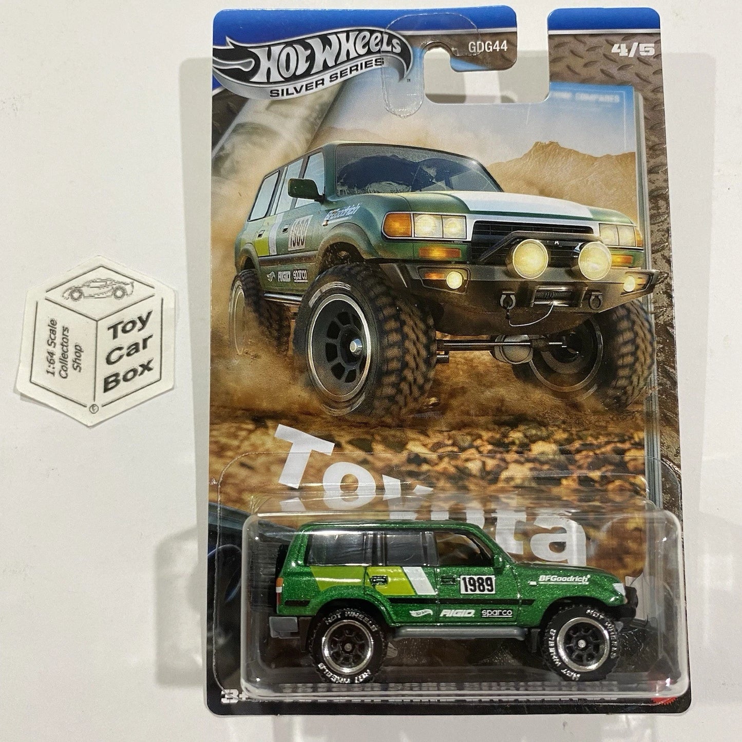 2025 HOT WHEELS Themed - Toyota Land Cruiser 80 (Green #4 Silver Series) B88