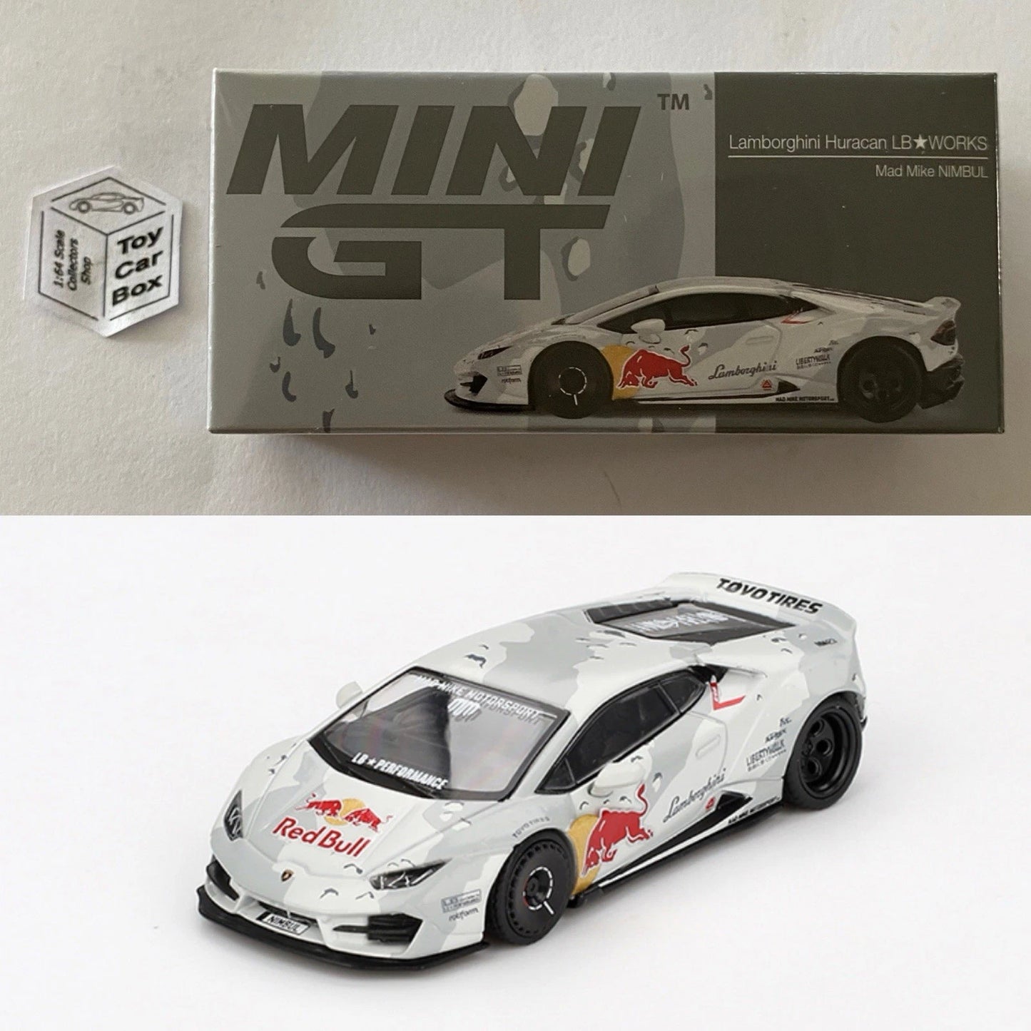 Mini GT #967 - Lamborghini Huracan LB Works (Mad Mike Nimbul - 1/64 -Boxed) N38g