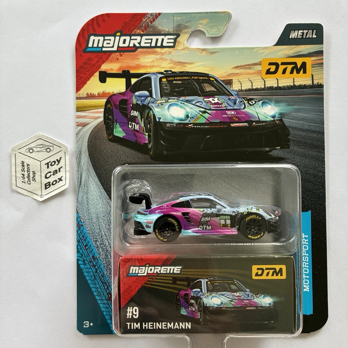 MAJORETTE Porsche 911 GT3 R (DTM Motorsport Deluxe - #9 Tim Heinemann) G43