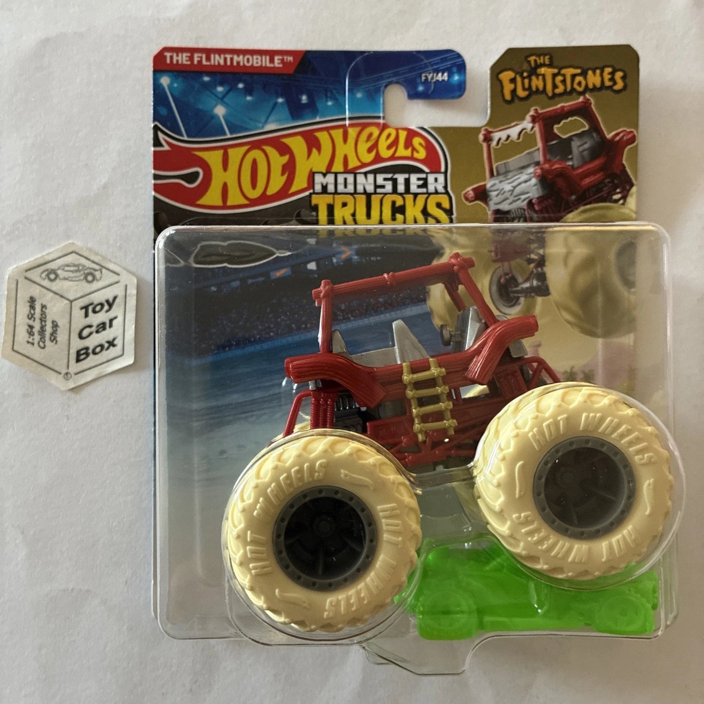 2026 HOT WHEELS Monster Trucks - The Flintmobile - Flintstones - C60