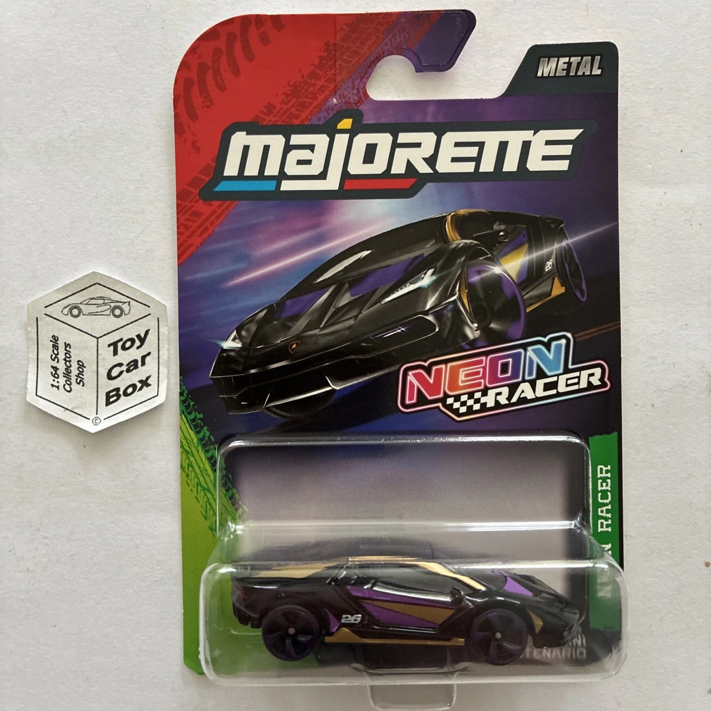 MAJORETTE Lamborghini Centenario (Black - 1:64* Neon Racers) E64