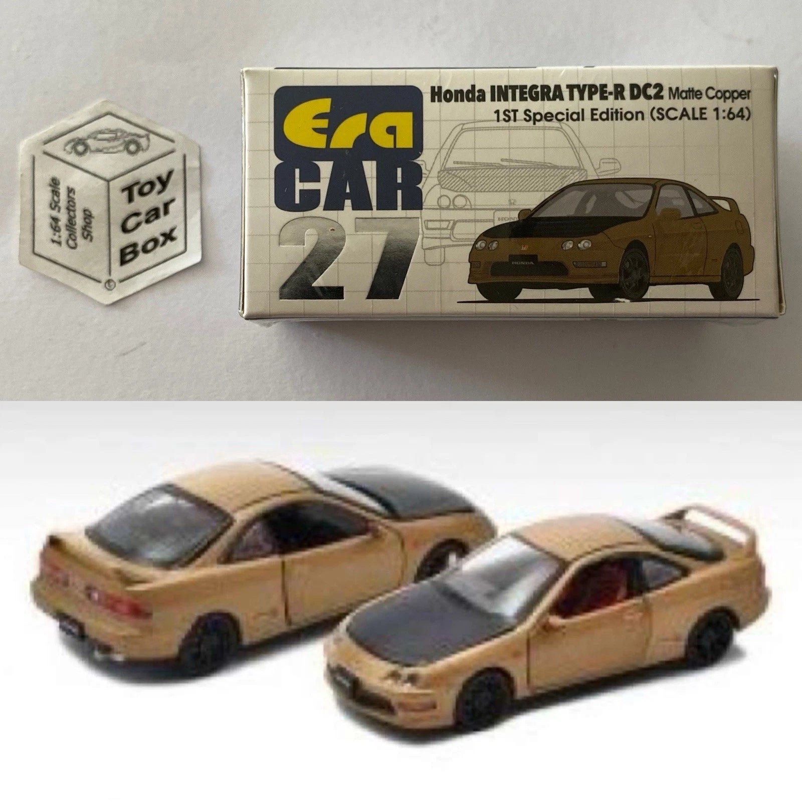 ERA CAR #27 - Honda Integra Type R DC2 (1:64 Scale - Copper