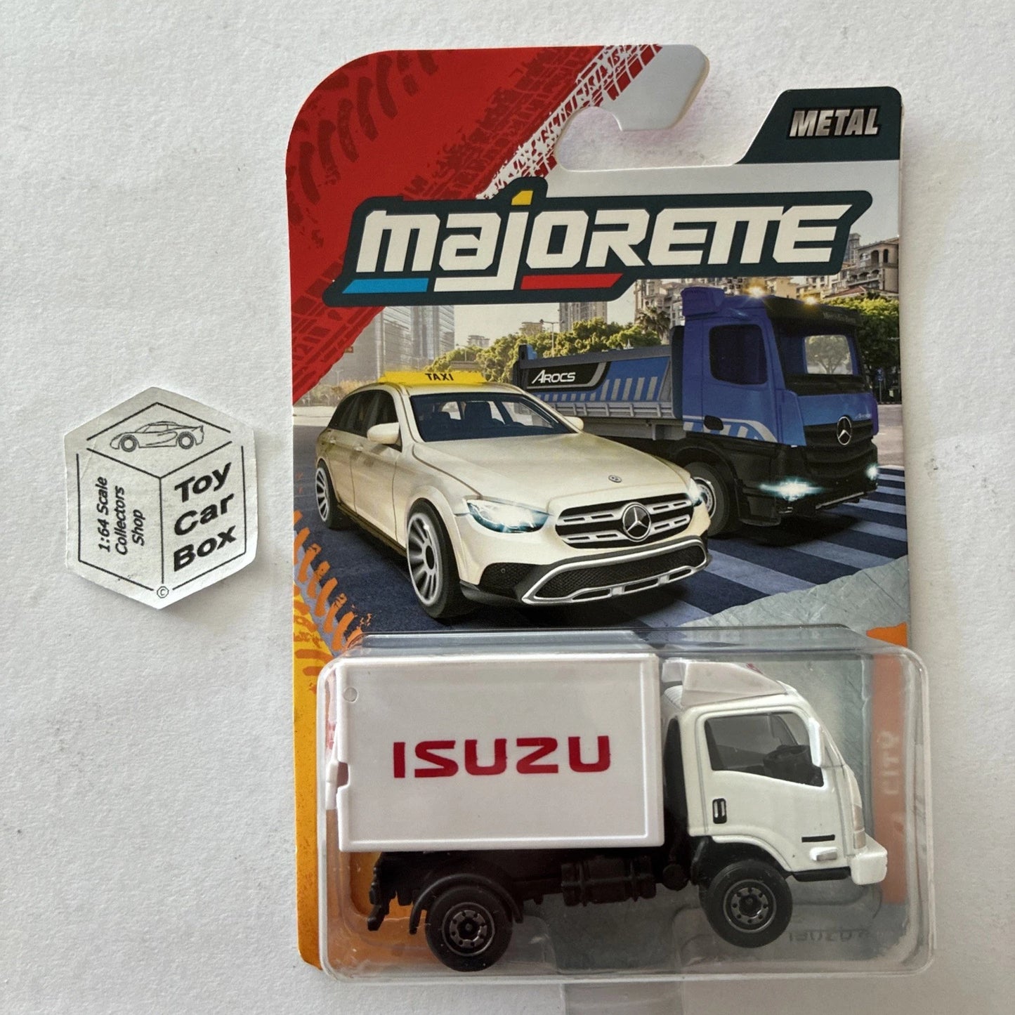 MAJORETTE Isuzu NPR Box Truck (City Cars 1/64* - White) E64