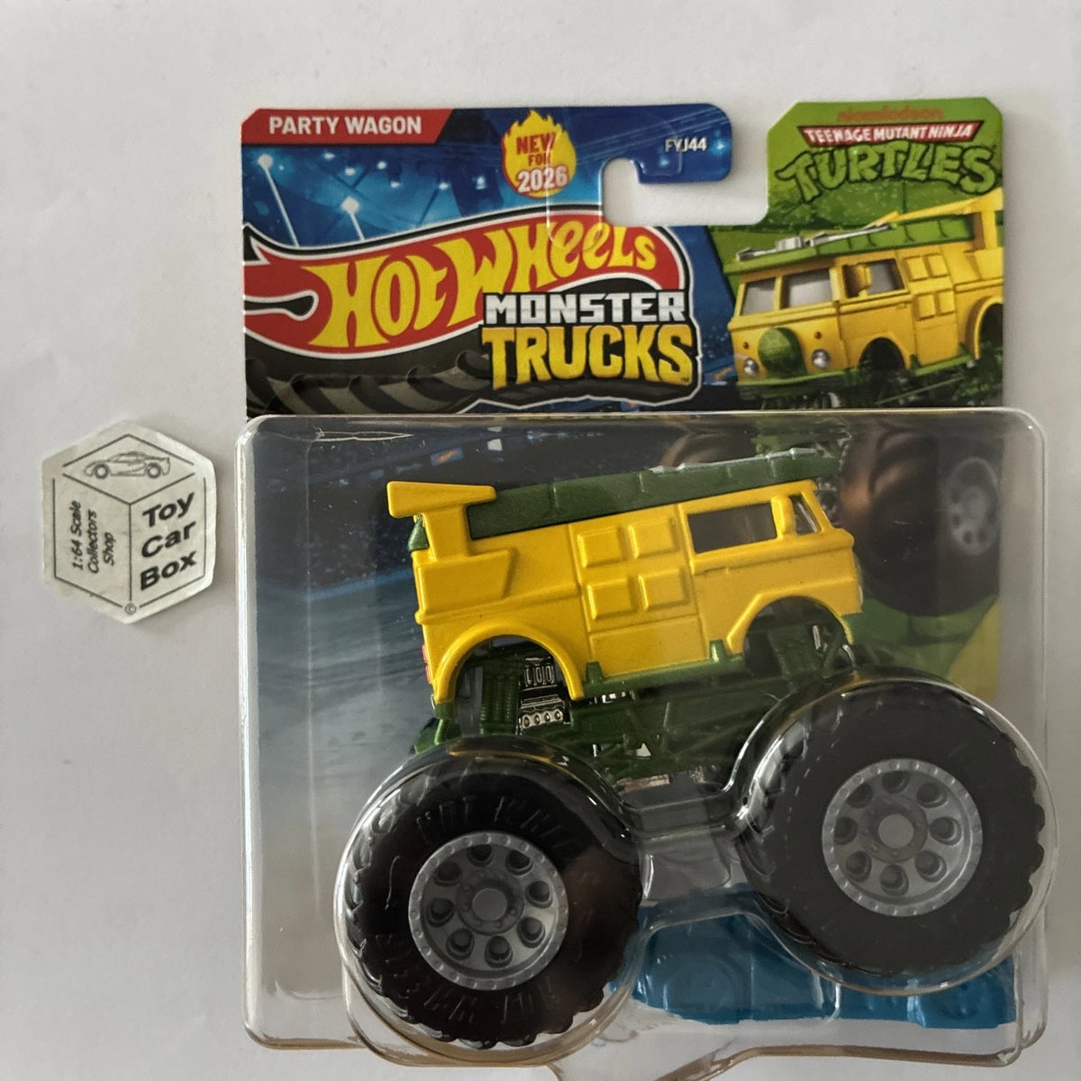 2026 HOT WHEELS Monster Trucks - Party Wagon (TMNT) - F50