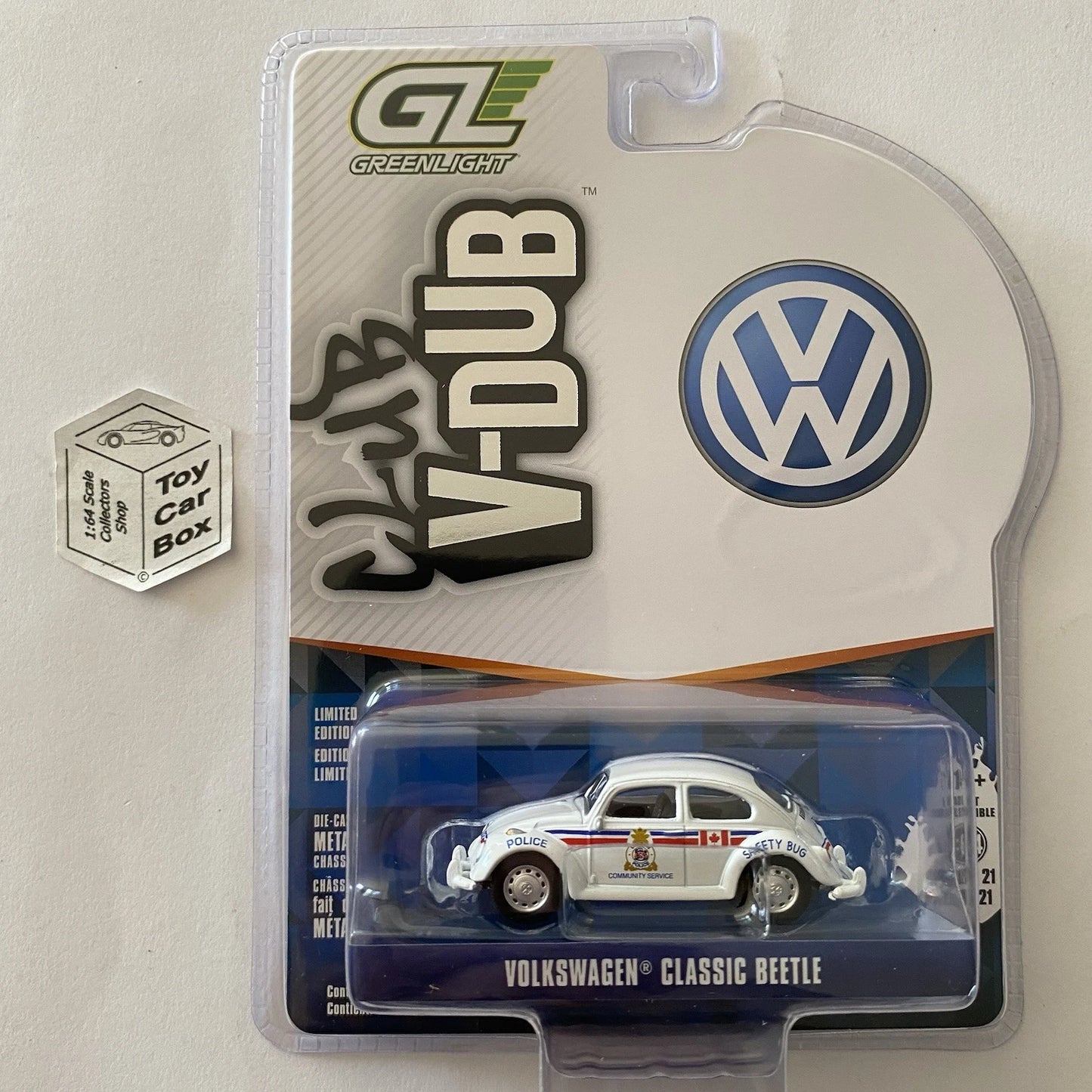GREENLIGHT - Volkswagen Classic Beetle (London Police - Club V-Dub S 21) J38g