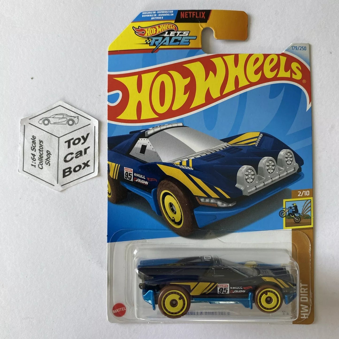 SALE - 2024 HOT WHEELS #179 - Rally Speciale (Blue #2 HW Dirt - Long Card) A80