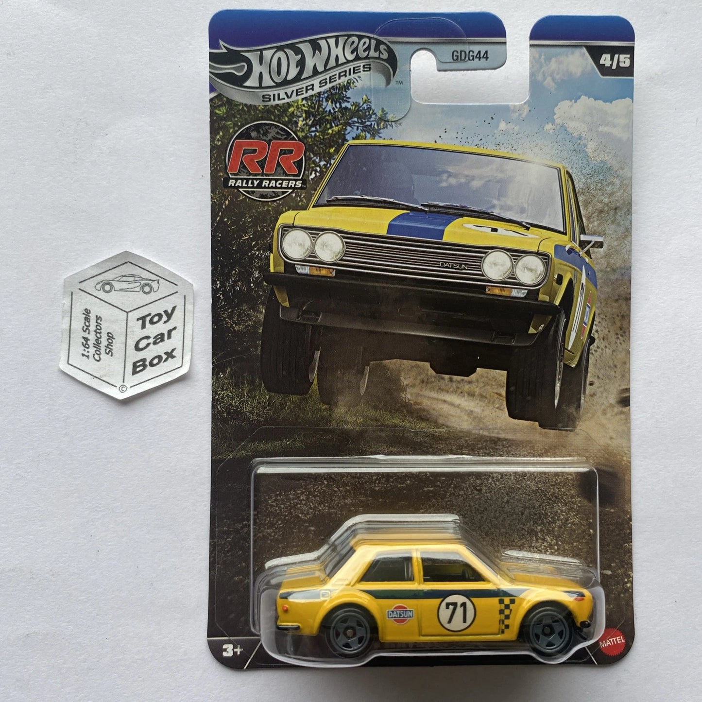 2026 HOT WHEELS Silver Series - ‘71 Datsun 510 (Yellow - Rally Racers) C60