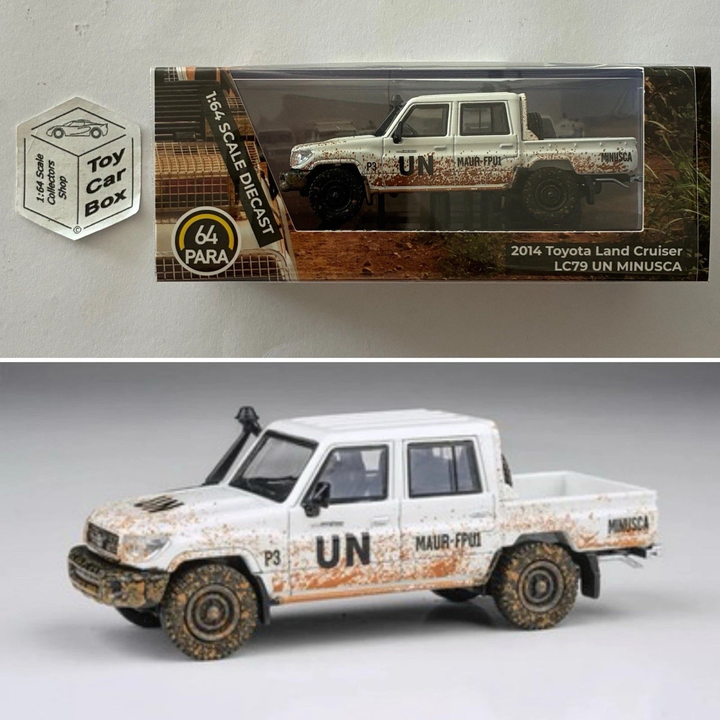 PARA64 - 2014 Toyota Land Cruiser (UN Minusca / Off Road Effect - 1/64) T00