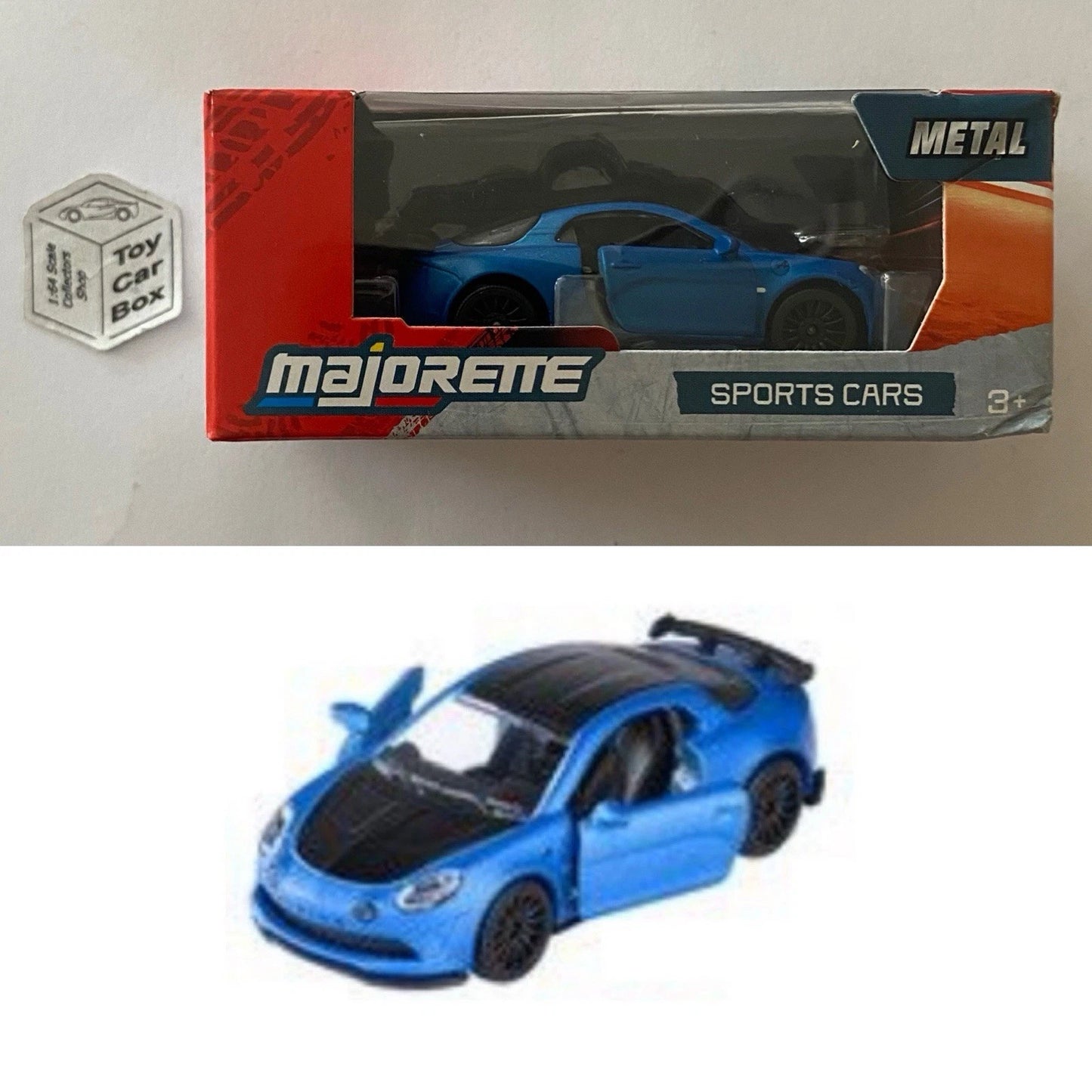 MAJORETTE Alpine A110 R (Blue - Sports Cars Box - Opening Doors) E38