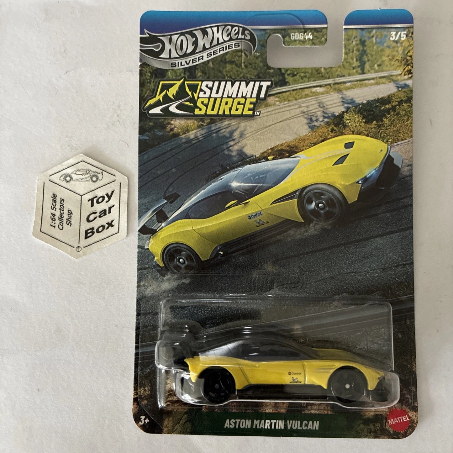 2026 HOT WHEELS Silver Series - Aston Martin Vulcan (#3 Summit Surge) C60
