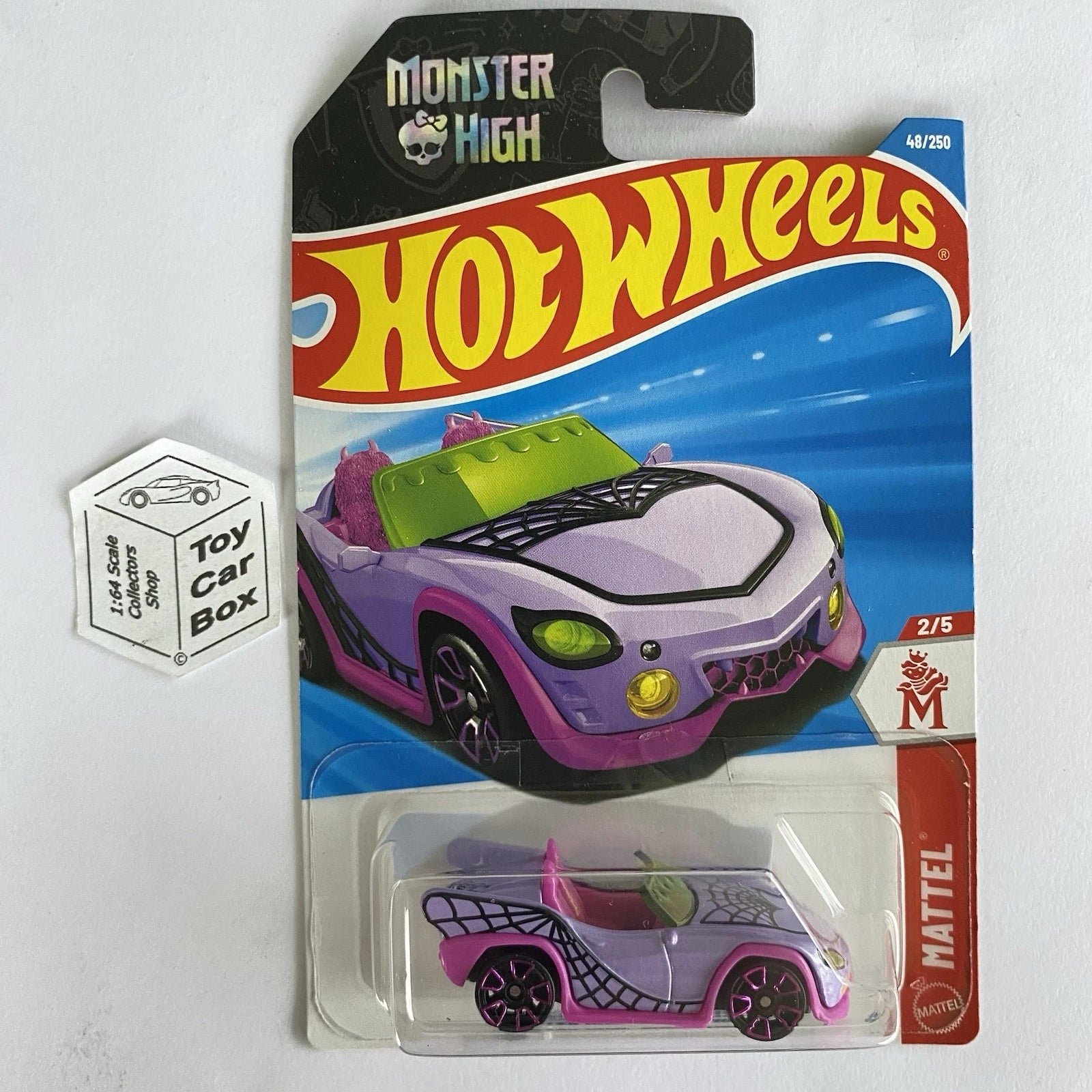 2026 HOT WHEELS #48 - Monster High Ghoul Mobile (#2 Mattel - Long