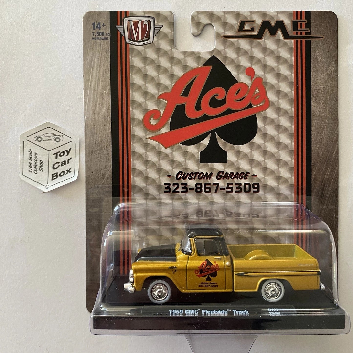 M2 MACHINES - 1959 GMC Fleetside Truck (Aces Garage - Auto-Drivers R127) L92g