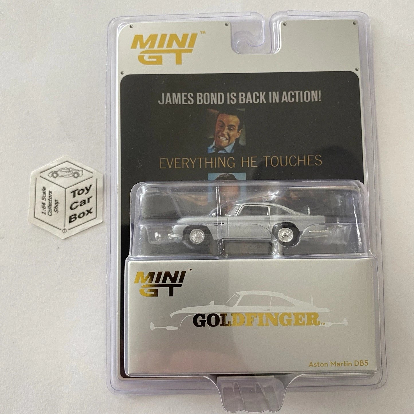 Mini GT - Aston Martin DB5 (James Bond - Goldfinger - 1/64 Sealed - Boxed) L75g