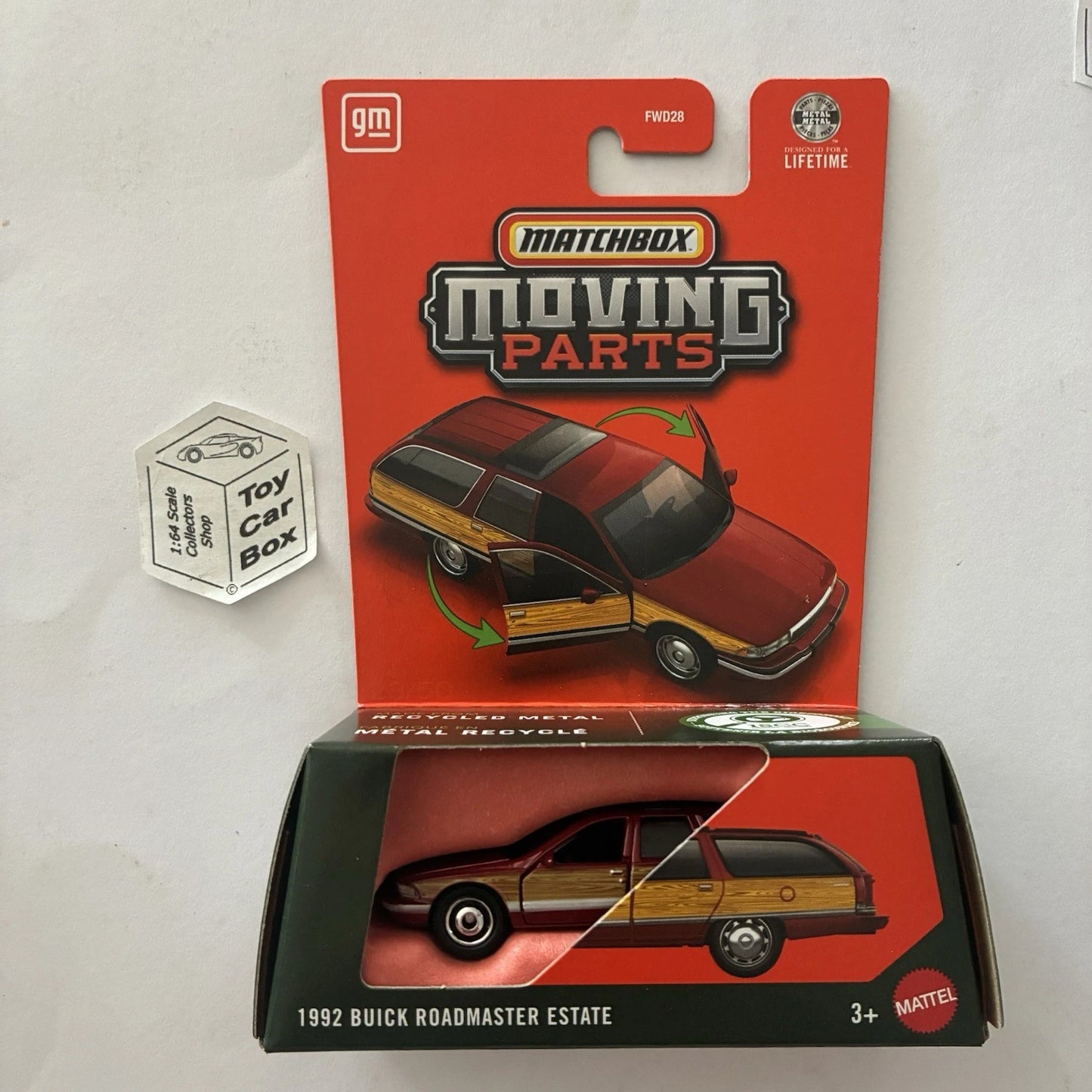 2026 MATCHBOX Moving Parts - 1992 Buick Roadmaster Estate (Cherry Red #28) D80