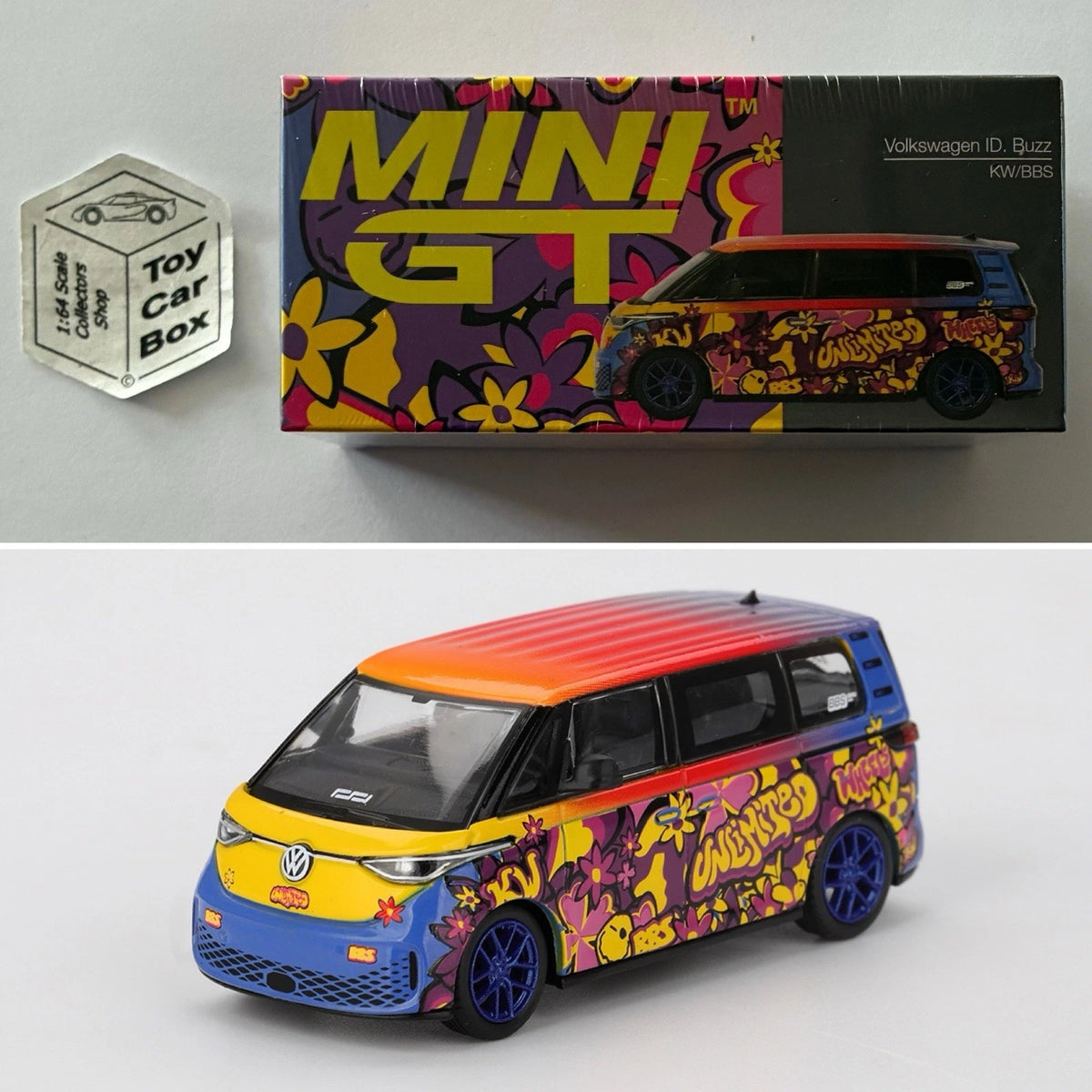 MINI GT #1159 - VW Volkswagen ID Buzz (KW/BBS - 1:64 Scale - Boxed) N50g