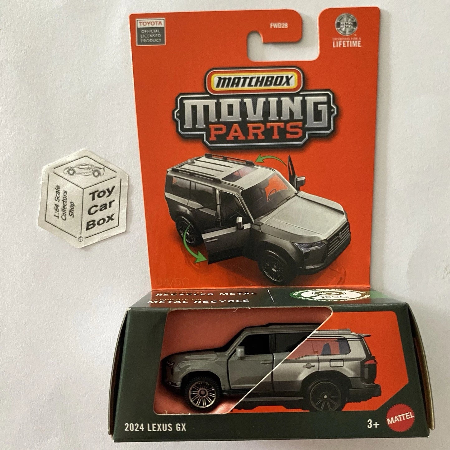 2026 MATCHBOX Moving Parts - 2024 Lexus GX (Grey #4 Opening Doors) F00